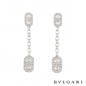 Bvlgari Diamond Parentesi Earrings Bvlgari Diamond Parentesi Earrings